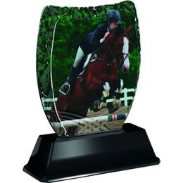 Trofeo Acrílico Iceberg para Exhibición Ecuestre