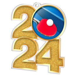 Medalla de Acrílico para Tenis de Mesa 2024