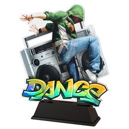 Trofeo Acrílico Ostrava para Baile Urbano
