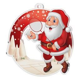 Medalla de Bádminton de Papá Noel Nevado