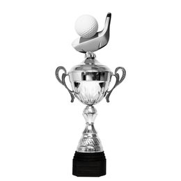 Copa Metálica Minot de Golf Plata