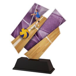 Trofeo Acrílico París para Jugadora de Voleibol