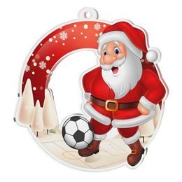 Medalla de Fútbol de Papá Noel Nevado