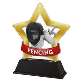 Trofeo Mini Estrella para Esgrima