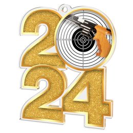 Medalla de Acrílico para Tiro Deportivo 2024