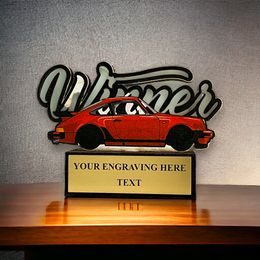Premio Personalizado Lincoln de Madera Real