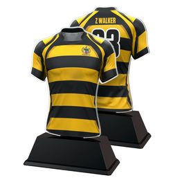 Premio de Acrílico Personalizado de Camiseta de Rugby