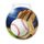 Medalla de Acrílico Atlas para Béisbol