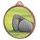 Medalla de Golf Color Textura 3D Bronce
