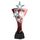 Trofeo Triple Estrella de Atletismo en Rojo y Plata