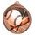 Medalla Clásica de Jonrón de Béisbol con Textura de Impresión 3D en Bronce
