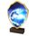 Trofeo Arden de Madera Real con Escudo de Glitterball Azul