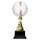 Trofeo de Béisbol Conroe Oro y Blanco