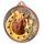 Medalla de Herradura Ecuestre con Textura de Color Bronce 3D