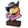 Trofeo de Madera Negra Go Texan con Sombrero
