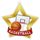 Medalla Mini Estrella de Acrílico Oro para Baloncesto