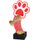 Trofeo Viena de Acrílico con Huella Roja para Concurso Canino