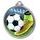 Medalla de Plata con Textura de Bota y Balón de Fútbol en Impresión 3D
