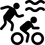 Medallas de triatlón & duatlón