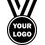 Medallas de metal con logotipo insertado de 7cm