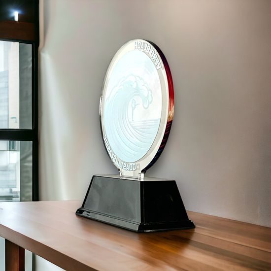 Premio Personalizado con Logo Ruston de Acrílico