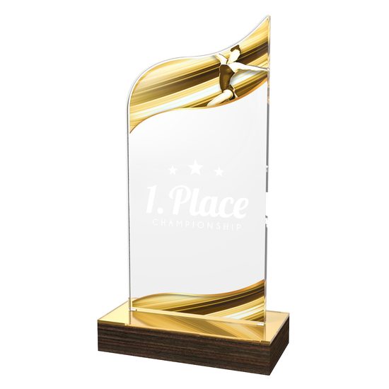 Trofeo Clásico de Gimnasia de Madera y Acrílico United