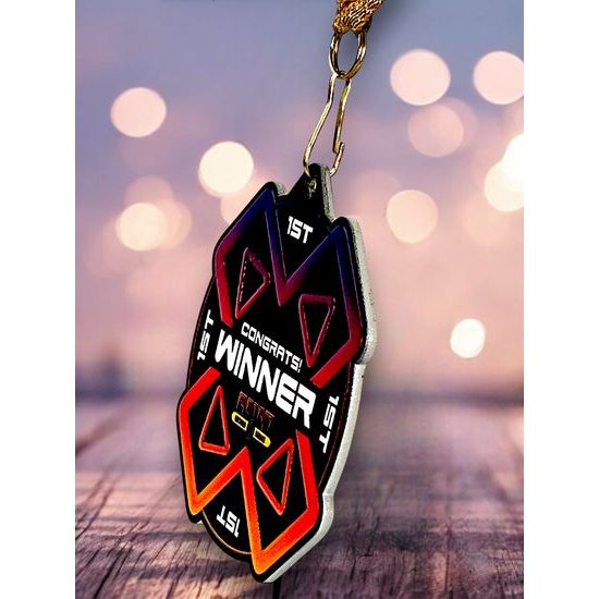 Medalla de Acero Inoxidable Personalizada Polaris