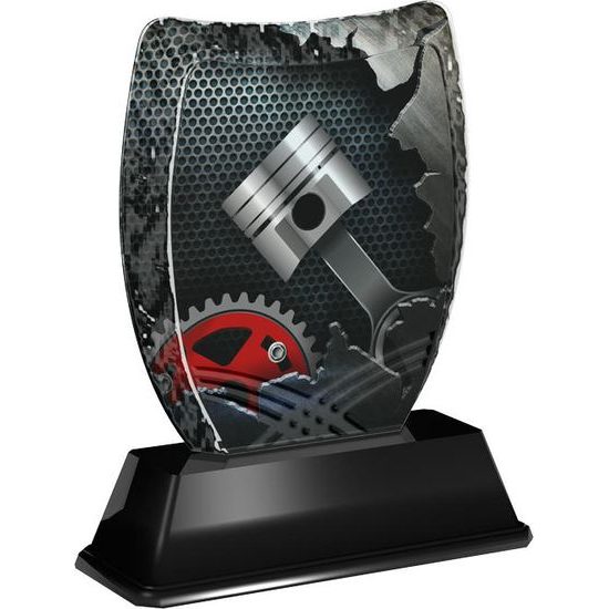 Trofeo Acrílico Iceberg de Pistón de Motor