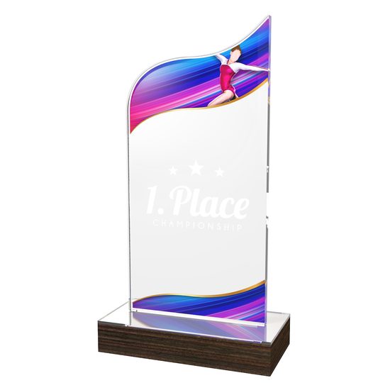 Trofeo Clásico de Gimnasia de Madera y Acrílico United