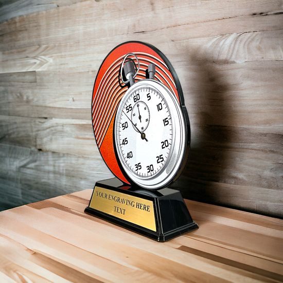 Trofeo Roswell en Acrílico Negro para Atletismo