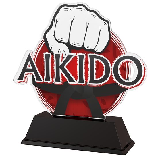 Trofeo Acrílico Ostrava para Aikido