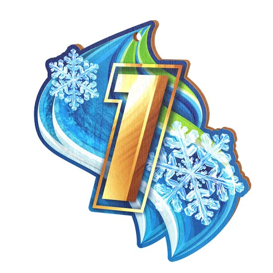 Medalla de Madera Pravo de Primer Lugar para Invierno - Ecológica