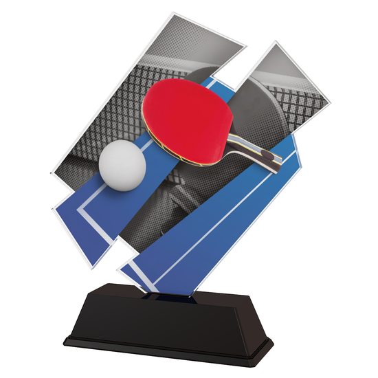 Trofeo Acrílico París para Tenis de Mesa