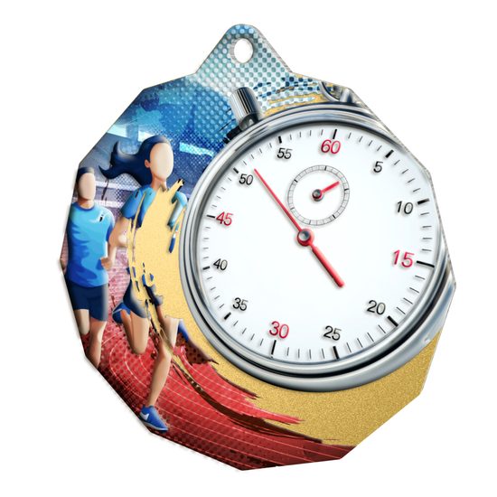 Medalla de Atletismo acero inoxidable