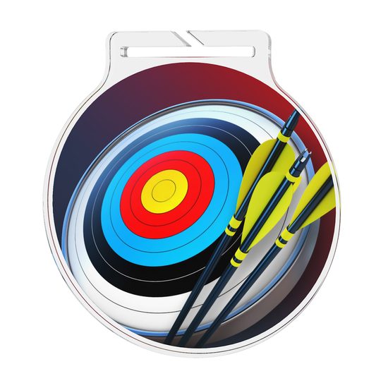 Medalla de Acrílico Atlas para Tiro con Arco