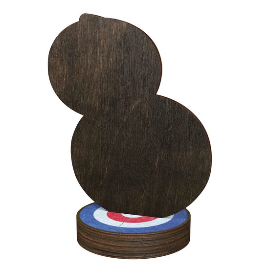 Trofeo Grove de Madera Real para Curling