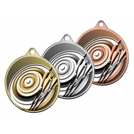 Medalla Barnet Clásica con Textura e Impresión 3D MaxMedal para Tiro con Arco