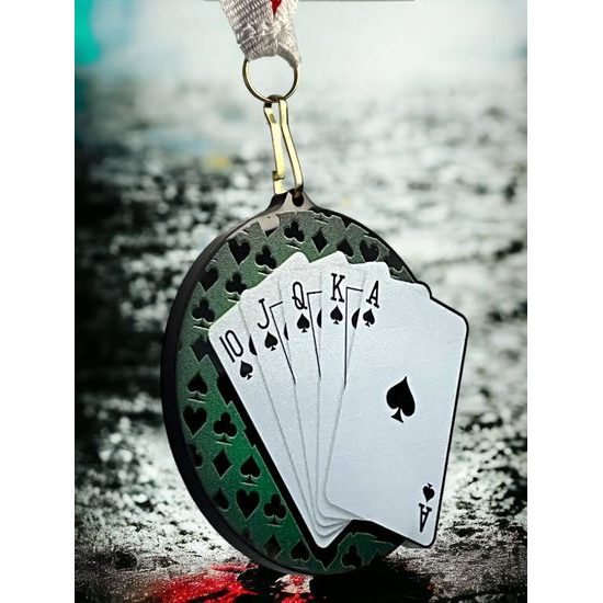Medalla de Rincón en acrílico negro para cartas