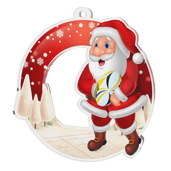 Medalla de Rugby de Papá Noel Nevado