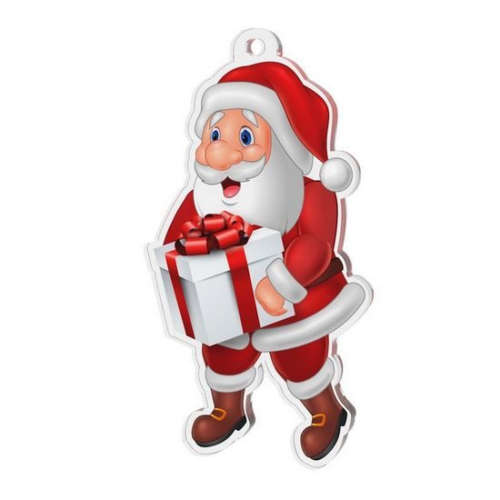 Medalla de Papá Noel Festiva