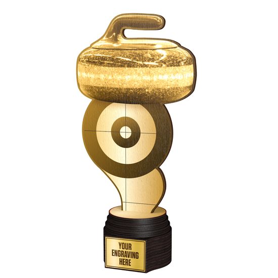 Trofeo Clásico de Madera Frontier para Curling