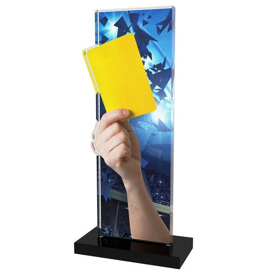Trofeo Apla de Tarjeta Amarilla