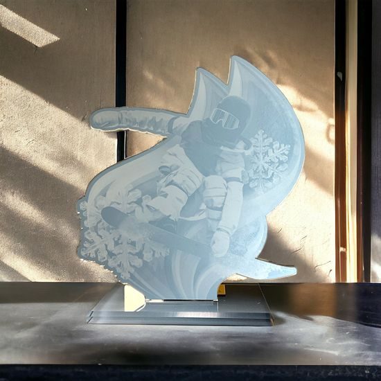 Trofeo Acrílico Cannes de Snowboard