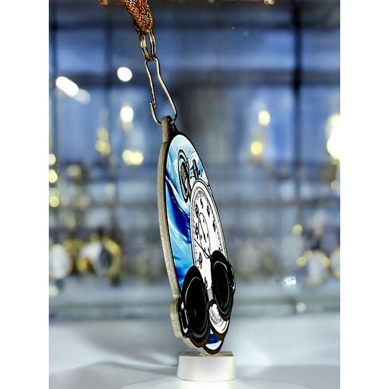 Medalla metálica de natación acero inoxidable