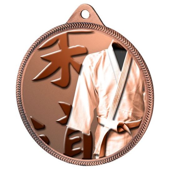 Kimono de Artes Marciales Textura Clásica Impresión 3D Medalla de Bronce