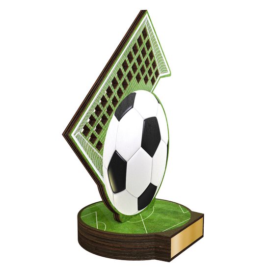 Trofeo Grove de Madera Real para Fútbol Soccer