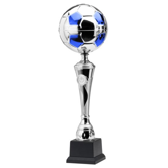 Trofeo de Fútbol De Bruyne en Plata y Azul