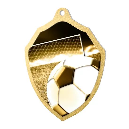 Medalla Clásica de Fútbol Soccer Molten de Acero Inoxidable Fundido