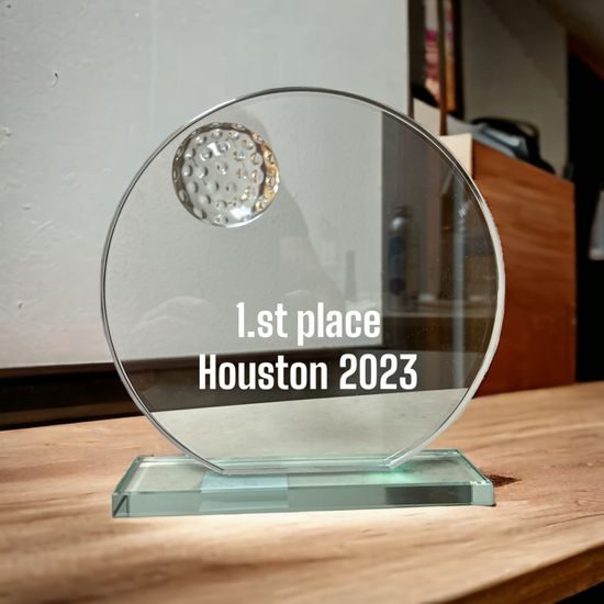 Premio de Golf de Cristal Jade Duette