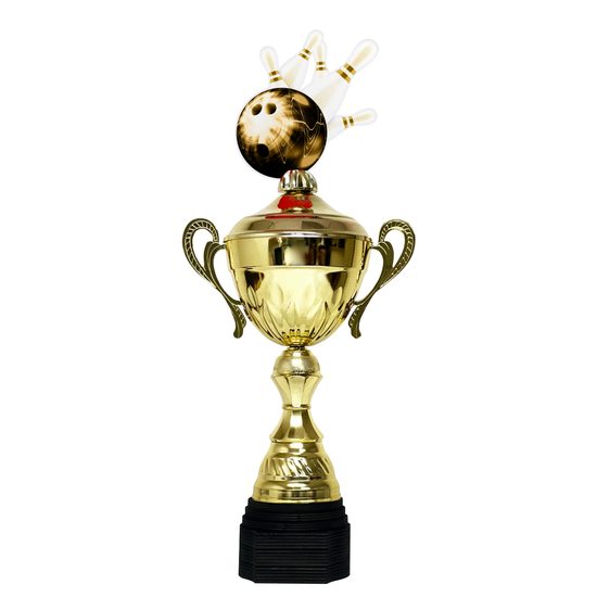 Copa Metálica Minot de Boliche Oro